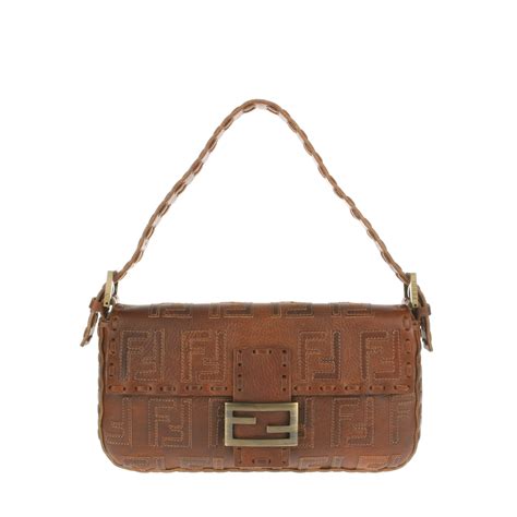 vintage fendi basket leather portfolio|vintage Fendi baguette.